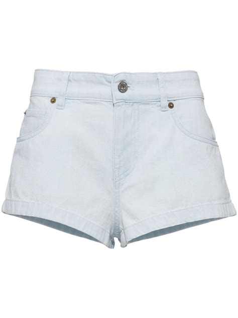 mini miu shorts.